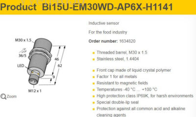 Original   Proximity Switch BI15U-EM30WD-AP6X-H1141 Induction Switch S #E3