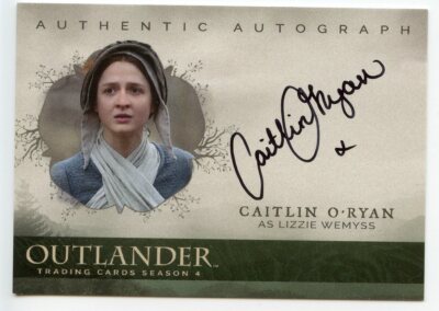 Cryptozoic Outlander Season 4 Autograph - Caitlin O'Ryan as Lizzie Wemyss