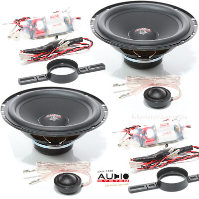 Audio System HX-165 SQ EM EVO3 2-Wege High-End 16,5cm 280Watt Lautsprecher 165mm