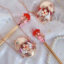 Kaitou Saint Tail Haneoka Meimi Crystal Necklace Magic Wand Pen Transformer Prop