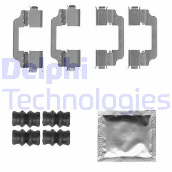 Delphi LX0580 ZubehöRsatz, Scheibenbremsbelag FüR Ford-image