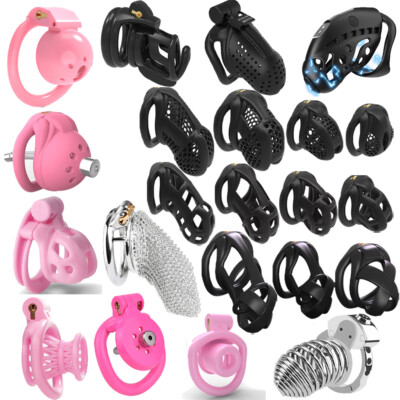 NEW Beehive Pro Breathable Cage Male Chastity Device Mini Lock  with Rings Man