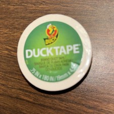 Duck Tape .75X180in White Tape New