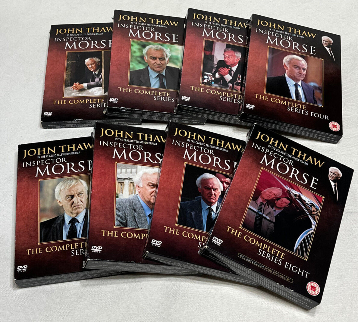 INSPECTOR MORSE : Complete Series 1 - 8 Collector's DVD Boxset ( FREE UK P&P )