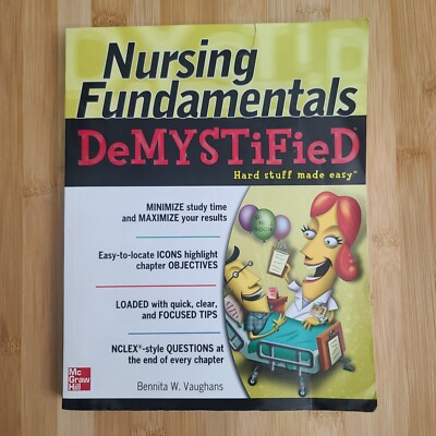 Nursing Fundamentals DeMYSTiFieD: A Self-Teaching Guide - Paperback -GOOD