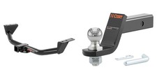 CURT Trailer Hitch Tow Kit 2in Receiver Class 3, Ball Mount, Pin & Clip - 13161