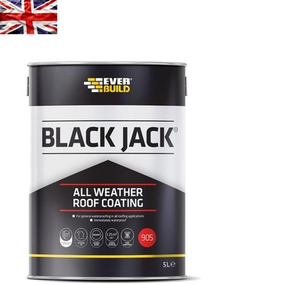 Black Jack 905 Faserverstärkte Allwetter Dachbeschichtung, 5L - schnelltrocknend