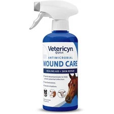 Vetericyn Plus Horse Wound Care Spray | Equine Healing Aid And Skin Repair Clean