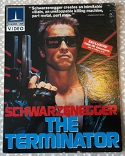 THE TERMINATOR ARNOLD SCHWARZENEGGER THORN EMI VIDEO COUNTER DISPLAY STAND RARE
