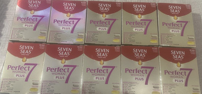 10 x 6 Seven Seas Perfect7 Woman Plus Multivitamin Duo Tabletten & Omega Ablaufdatum 04/26
