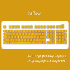 OEM Profile PBT Keycaps 108 Keys Pudding Keycap for Cherry MX Switch Mechanical