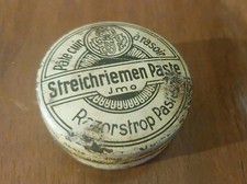 alte Blechdose Streichriemen Paste Razorstrop Paste Rasiermesser
