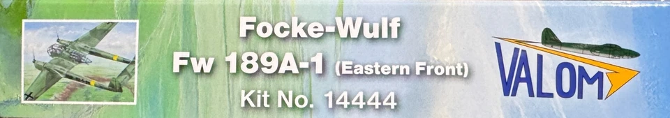 1/144 WW2 Recon: Focke Wulf Fw-189A-1 "Frente Oriental" [Alemania] #14444: VALOM Foto 2 de 3