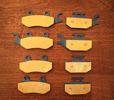 Extreme ATV Parts - Brass Brake Pads for 2013-2018 Can-Am Maverick STD/XRS/XR...