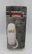 Radio Shack Trim-Fone Caller ID Telephone Vintage 43-3904 Phone White NOS