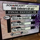 Squaresoft 1998 Collector's CD Vol. 2 Playstation 1 PS1 DEMO FINAL FANTASY 8