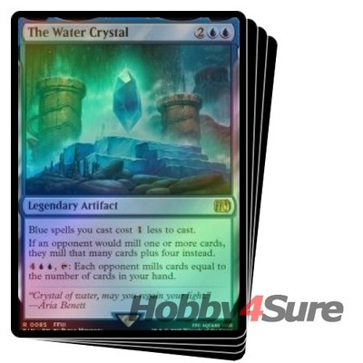 Foil The Water Crystal X4 M/NM Magic: The Gathering MTG Final