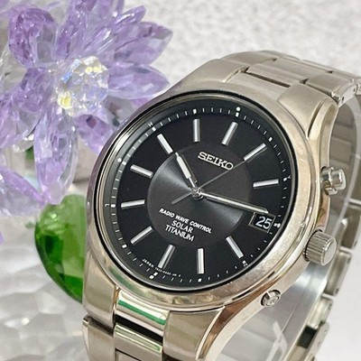 SEIKO Solaruhr Titan Lumibrite Modell Armband 15 cm