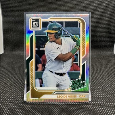 2026 Panini Donruss Optic - Leo De Vries Rated Prospects #129 Silver Holo Prizm