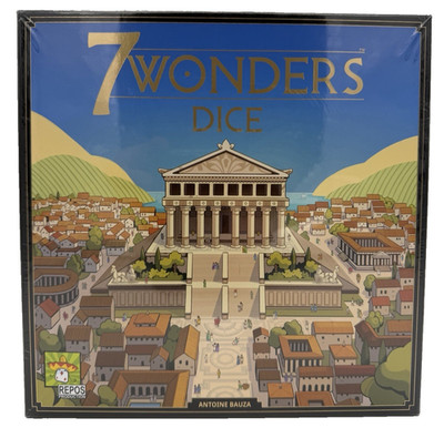 7 Wonders Dice FRANZÖSICHE VERSION Antoine Bauza Roll & Write Spiel