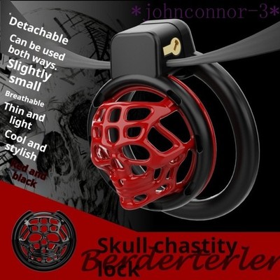 Skeleton Chastity Cage Removable CB Lock for Men Abstinence Chastity Device