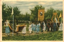 Altes Bild Chrom Schokolade Belgische Goldküste Folklore Nr. 27