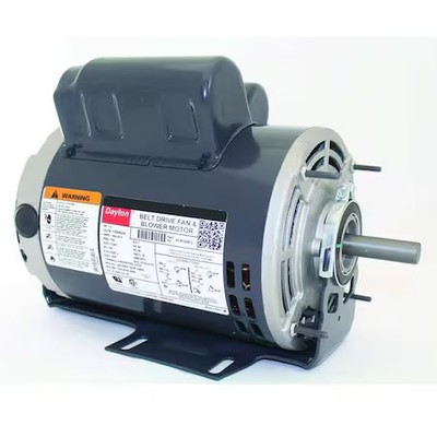Dayton 4Vag8 Capacitor-Start/Run Belt Drive Motor, 1 Hp, 56 Frame, 115/208-230V
