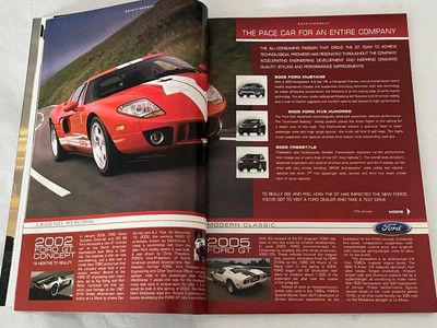 2004 Motor Trend Magazine Ford GT GT40 Lemans TEST DRIVE A GT Mustang Concept FS