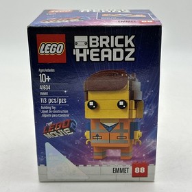 Walmart Exclusive LEGO BRICKHEADZ Emmet (41634) Retired New Sealed In Box #4886