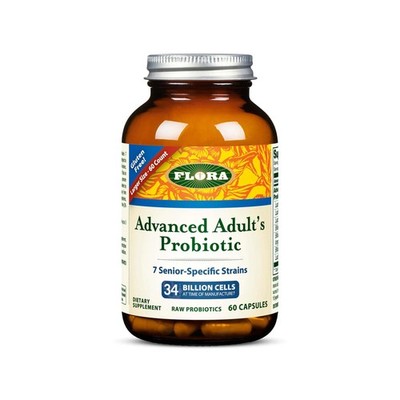 Probiotic Seven Senior-Specific Strains 34 Billion Cells Gluten Free 60 Capsules