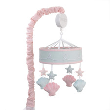 Sugar Reef Mermaid Whimsy Musical Mobile, Nursery Crib Changing Table Musical