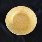 7 Stangl Yellow Town And Country bread or dessert plates 6.25” sponge ware Vtg