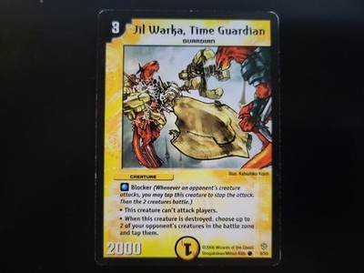 Duel Masters Jil Warka, Time Guardian Common DM09 9/55 LP *Read Desc.*