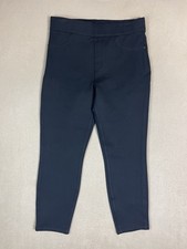 Spanx Pants Women L Black The Perfect Ponte Ankle Pull On Stretch High Rise Pant