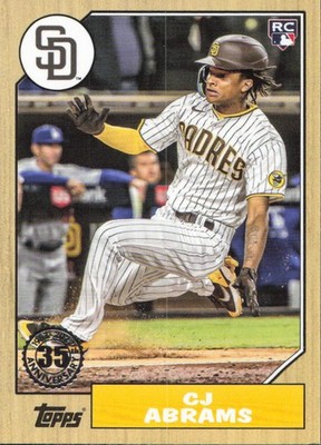 2022 Topps Update - 1987 35th CJ Abrams #87TBU-10