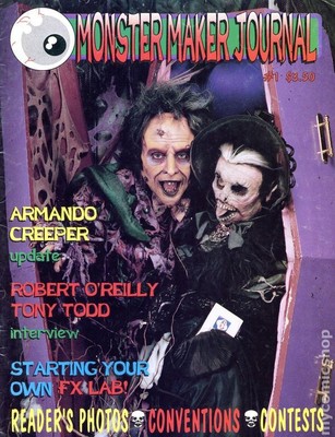 Monster Maker Journal #1 VG 1995 Stock Image Low Grade
