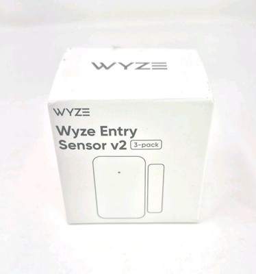 Wyze Entry Sensor V2 - 3-pack - WSES2-3PK - Home Security System - Open Box