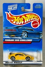 Hot Wheels Ferrari 355 Challenge Yellow #7 Racing 2000 27128-0910 4B6