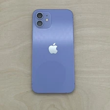 iPhone 12 Purple Back Housing Frame Replacement Original OEM Apple Very Good Con