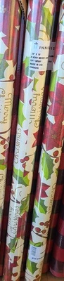 Innisbrook Wrapping Paper- " A Very Merry Christmas" 24"x18" New and Sealed