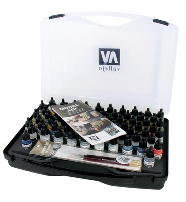 (VAL71170) - AV Vallejo Model Air Set - Basic Box (72 colours + case)