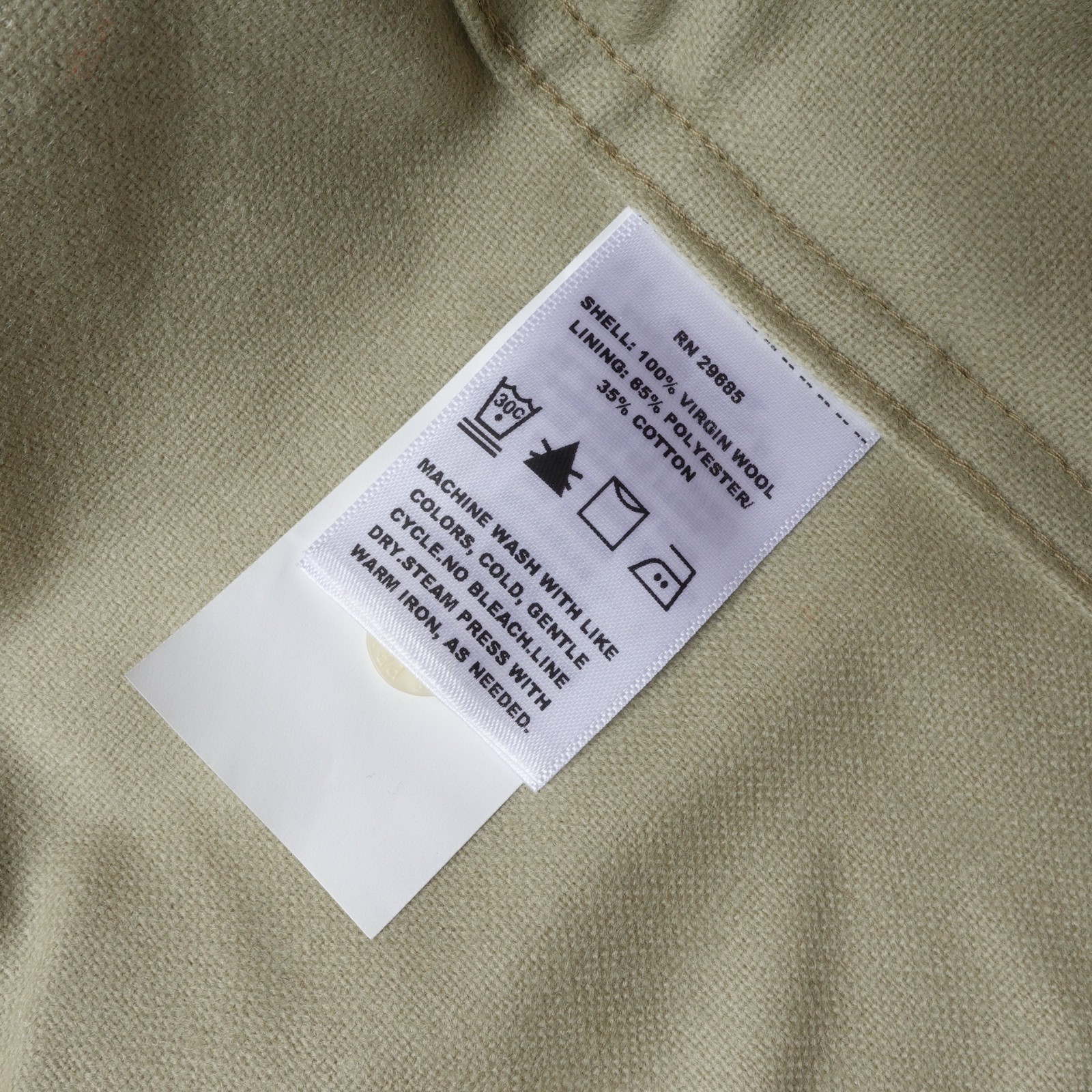 Pendleton Wool Button Shirt Two Pockets Men's Siz… - image 4