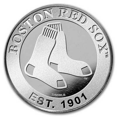 MLB Boston Red Sox 1 oz Silver Round (w/Box) | eBay