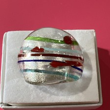 Glass Ring Size 7