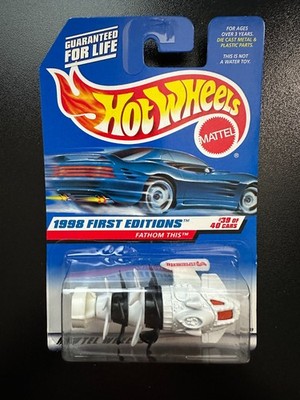 Hot Wheels #682 | Fathom This (White) | 1998 First Editions