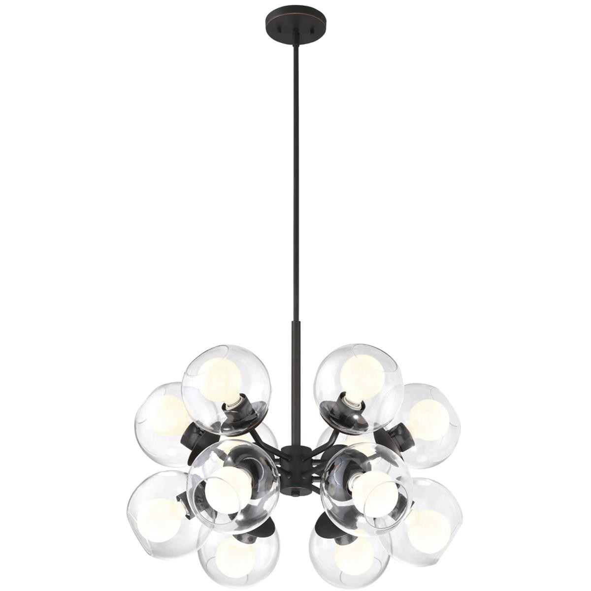 Designers Fountain 912812-SB Meridian Chandelier Satin Bronze