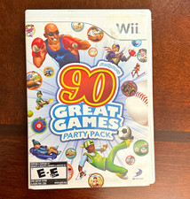 Family Party: 90 Great Games Party Pack Wii Case & Manual E10+ Multiplayer