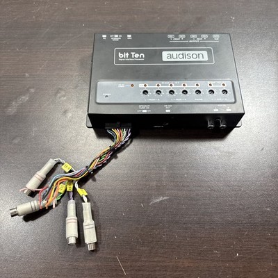 Audison Bit Ten DSP Digital Signal Processor Car Audio EQ Crossover W Harness