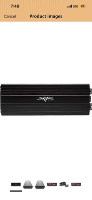 USED SKAR AUDIO SKv2-4500.1D 4900 WATT RMS POWER CLASS D MONO SUB AMPLIFIER
