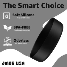 Jmoe USA Protective Silicone Boot for 64oz Stanley IceFlow Jug - Black